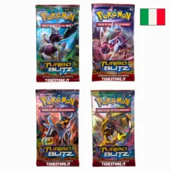 POKÉMON - XY TURBO BLITZ - ARTSET COMPLETO 4 BUSTINE - IT